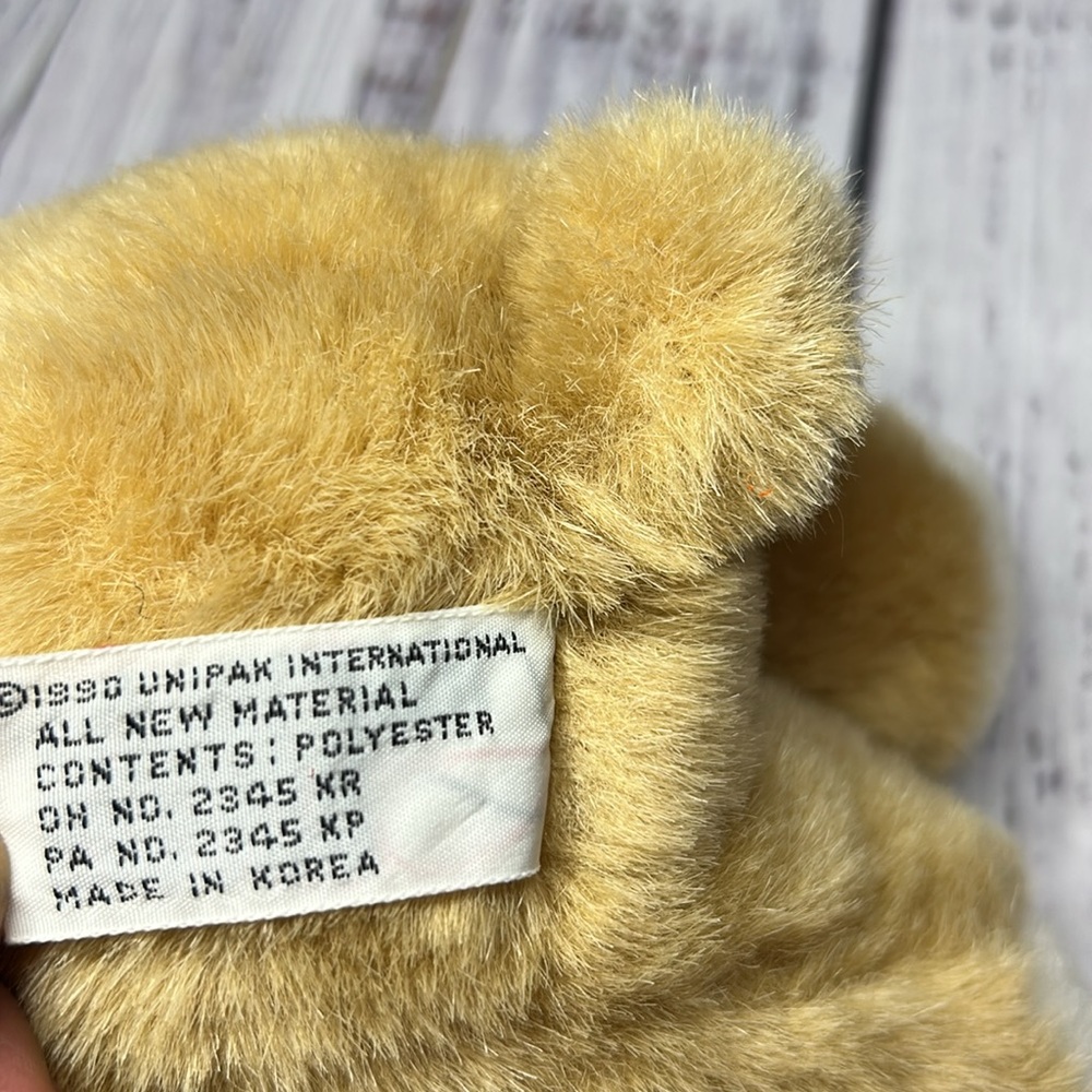 1990 Unipak Teddy Bear Toy - Picture 4 of 6